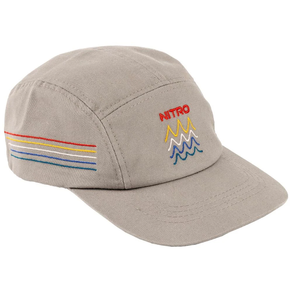 NITRO Stripes 5 Panel Cap grey hat