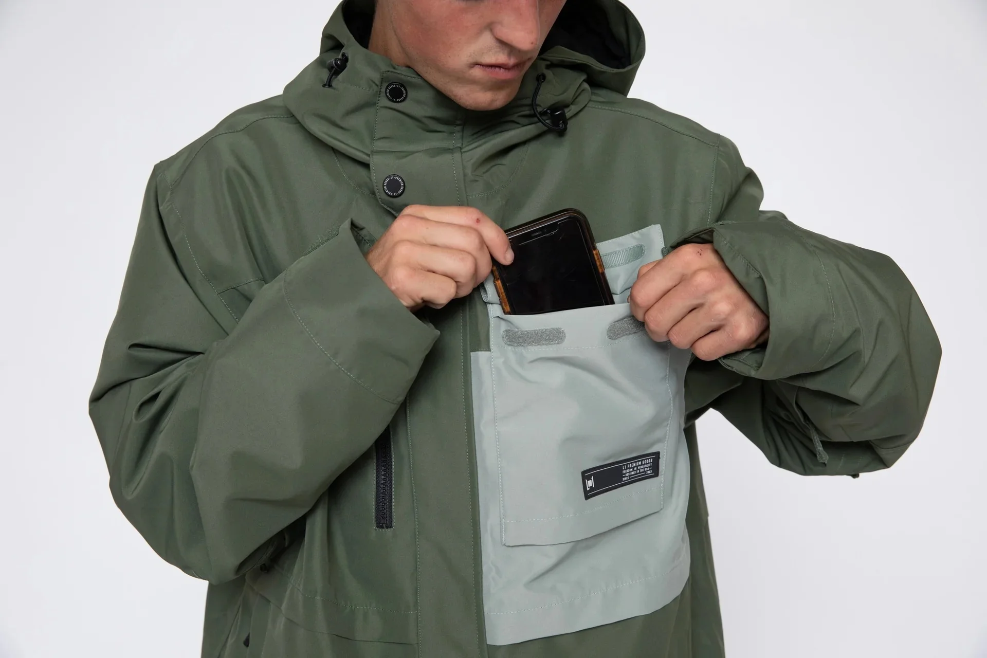 NITRO jacket L1 Rankin dark green/grey - Image 4
