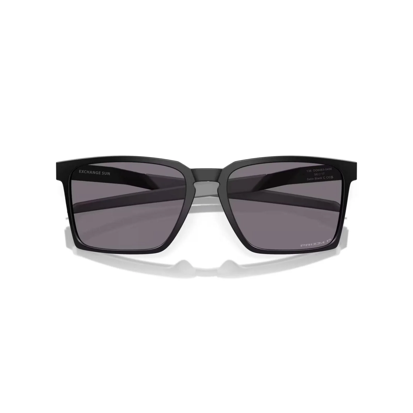 OAKLEY Exchange Sun satin black w/prizm grey polarized sunglasses - Image 4
