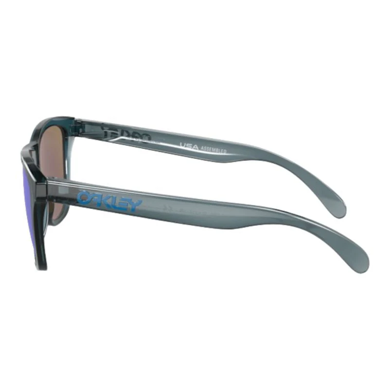 OAKLEY Frogskins crystal black w/prizm sapphir irid polarized sunglasses - Image 2
