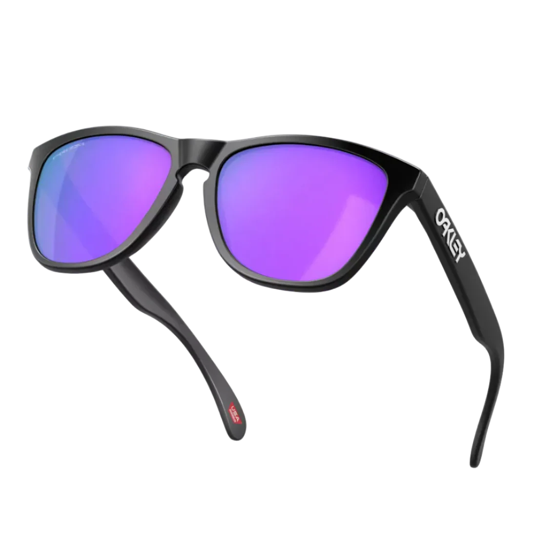OAKLEY Frogskins matt black w/prizm violet sunglasses - Image 4