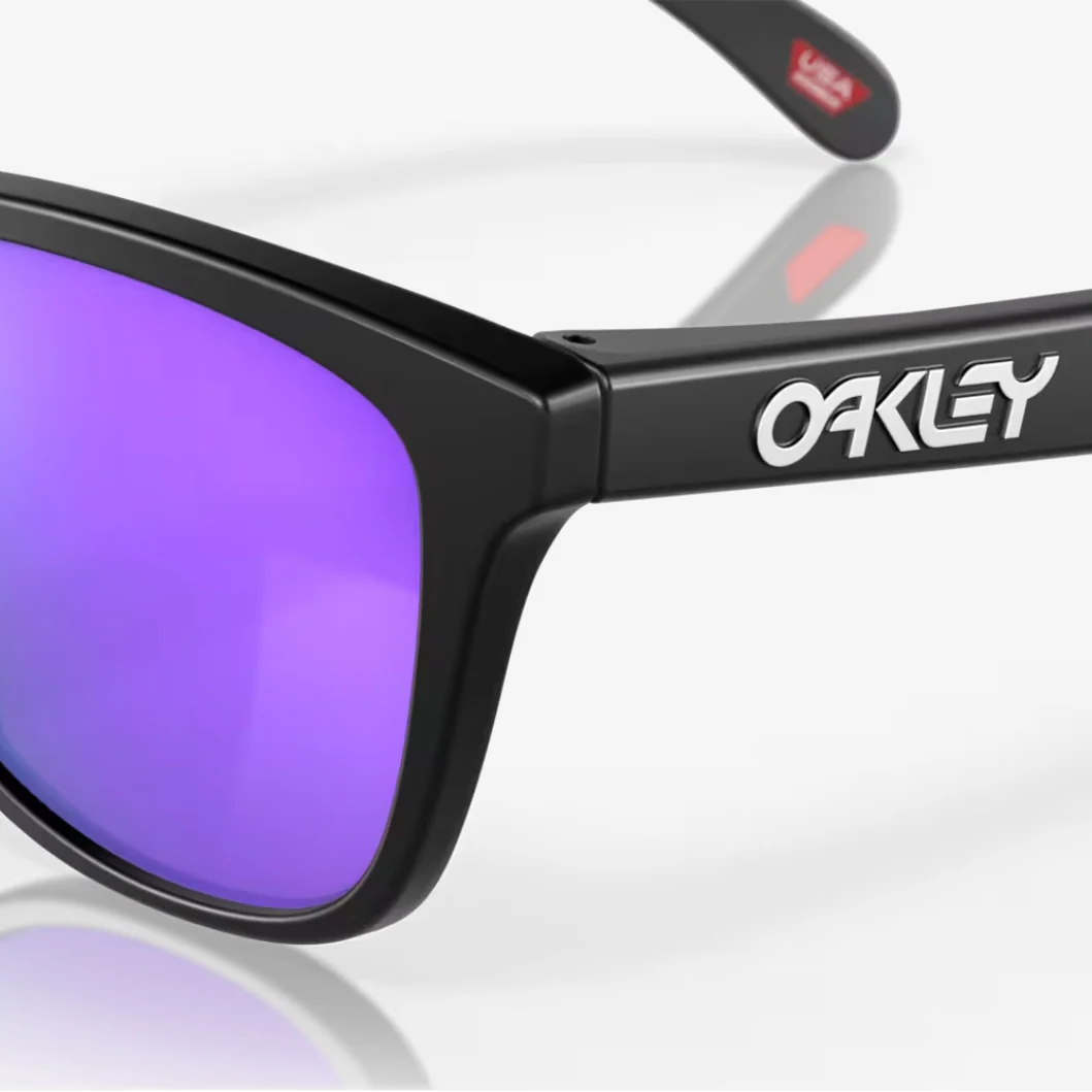 OAKLEY Frogskins matt black w/prizm violet sunglasses - Image 6