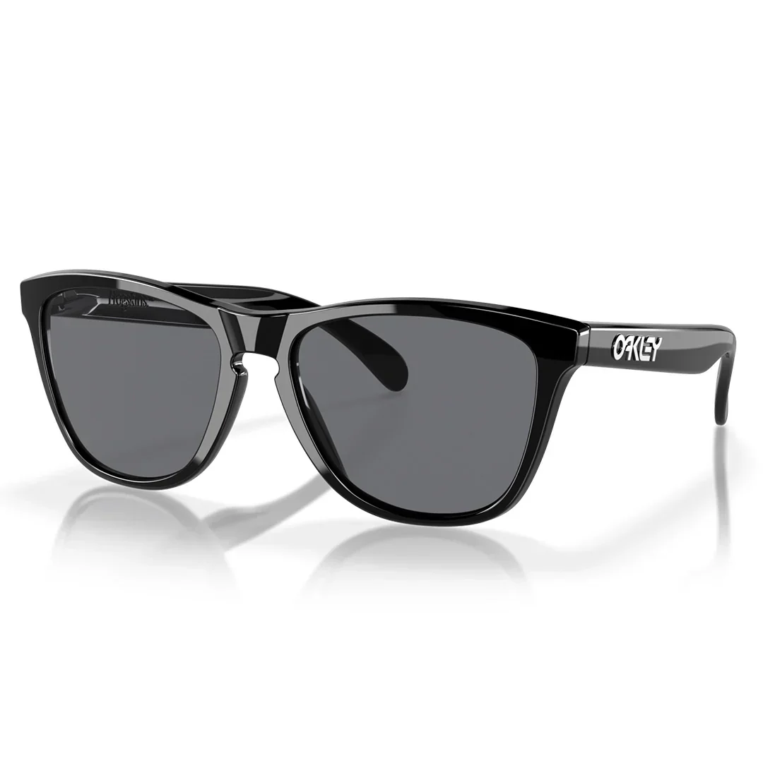 OAKLEY Frogskins pol black w/grey sunglasses