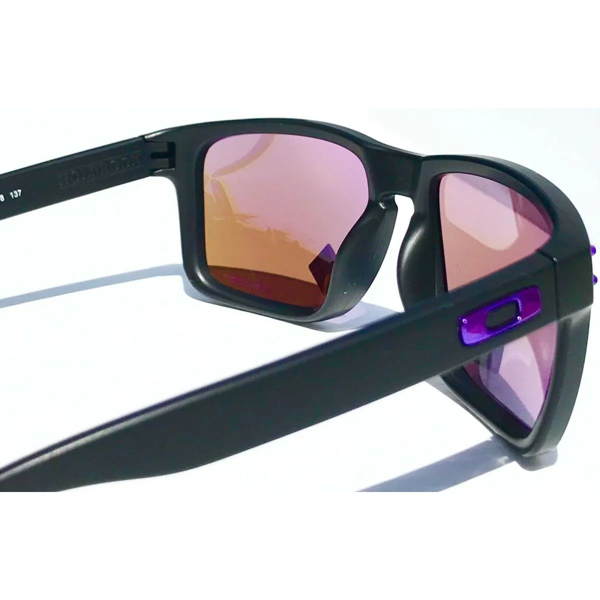 OAKLEY Holbrook XL matt black w/prizm violet sunglasses - Image 4