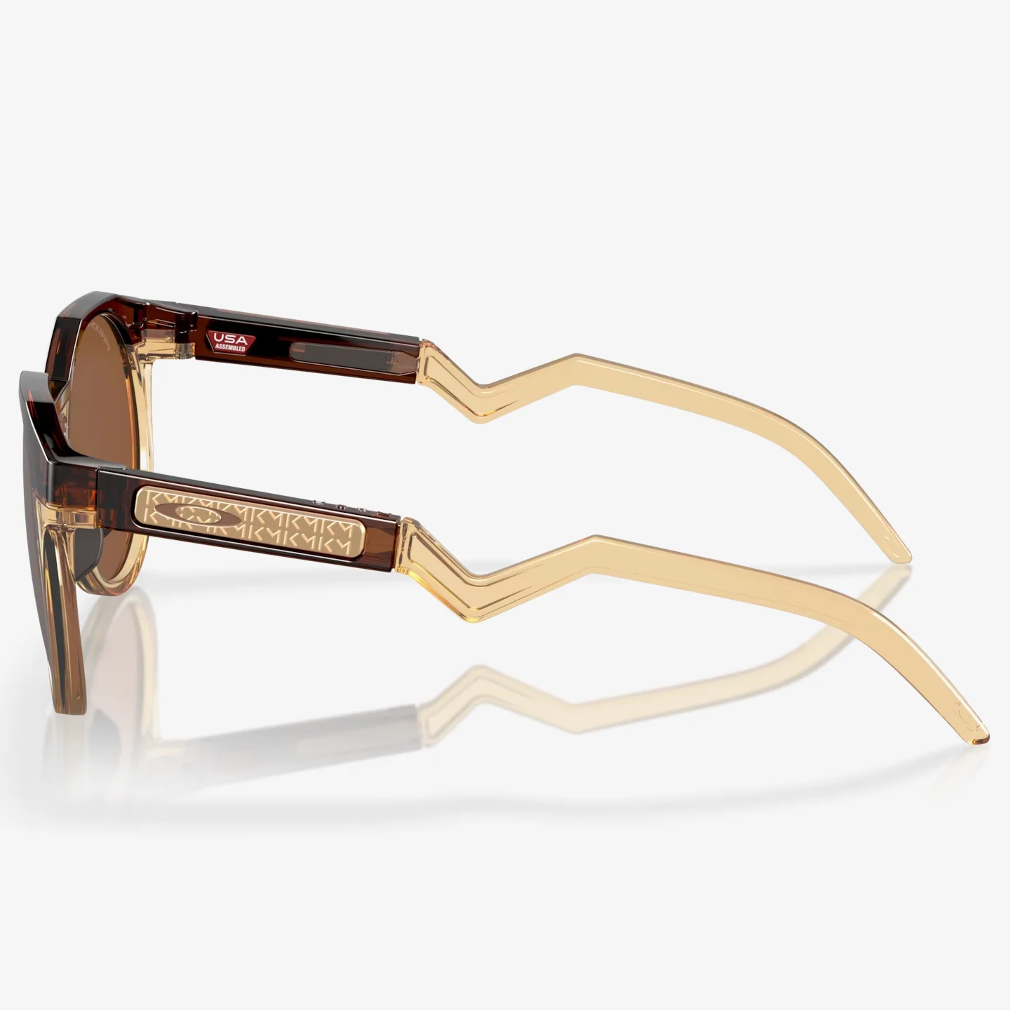 OAKLEY HSTN KM dark amber w/prizm tungsten sunglasses - Image 3