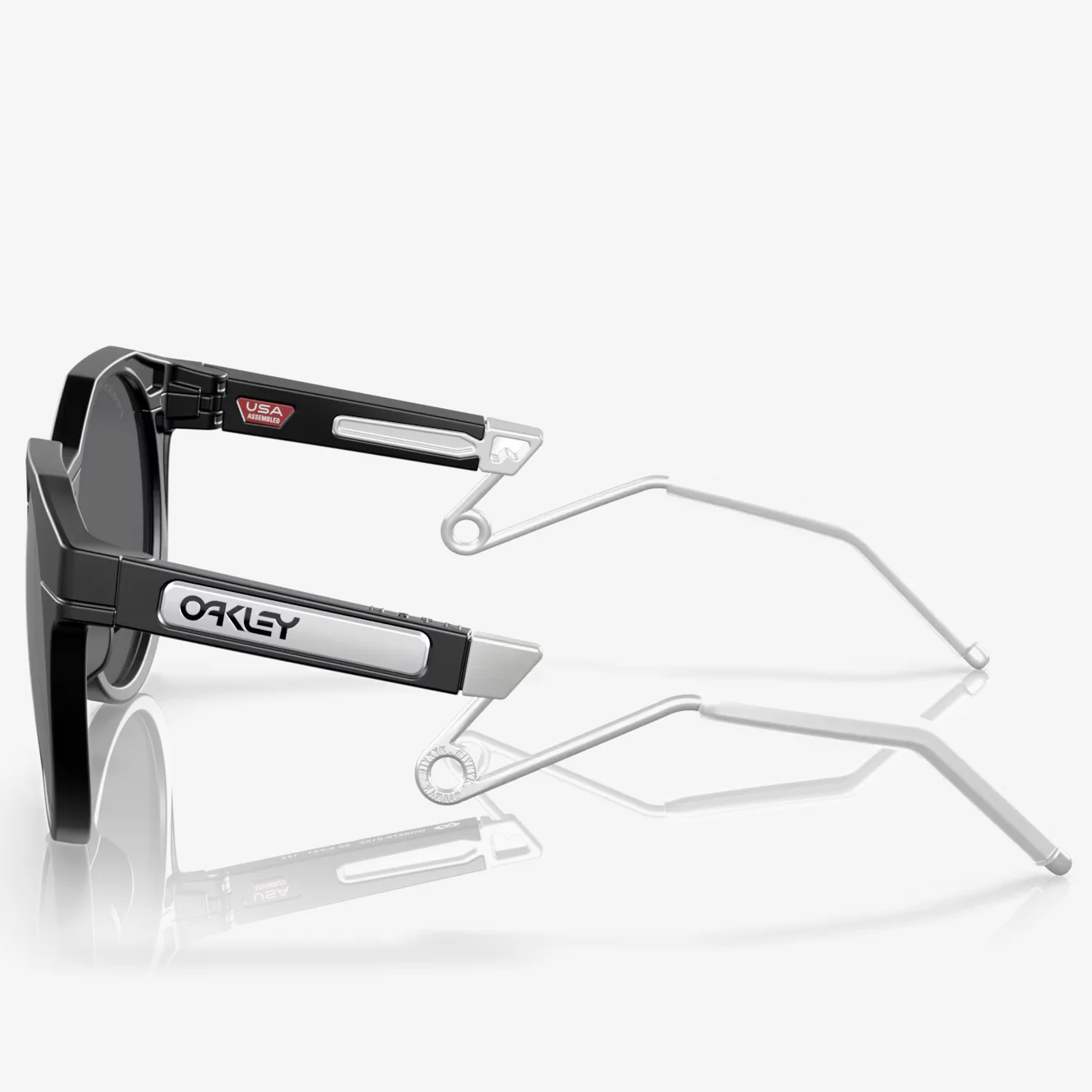 OAKLEY HSTN Metal matt black w/prizm black sunglasses - Image 3