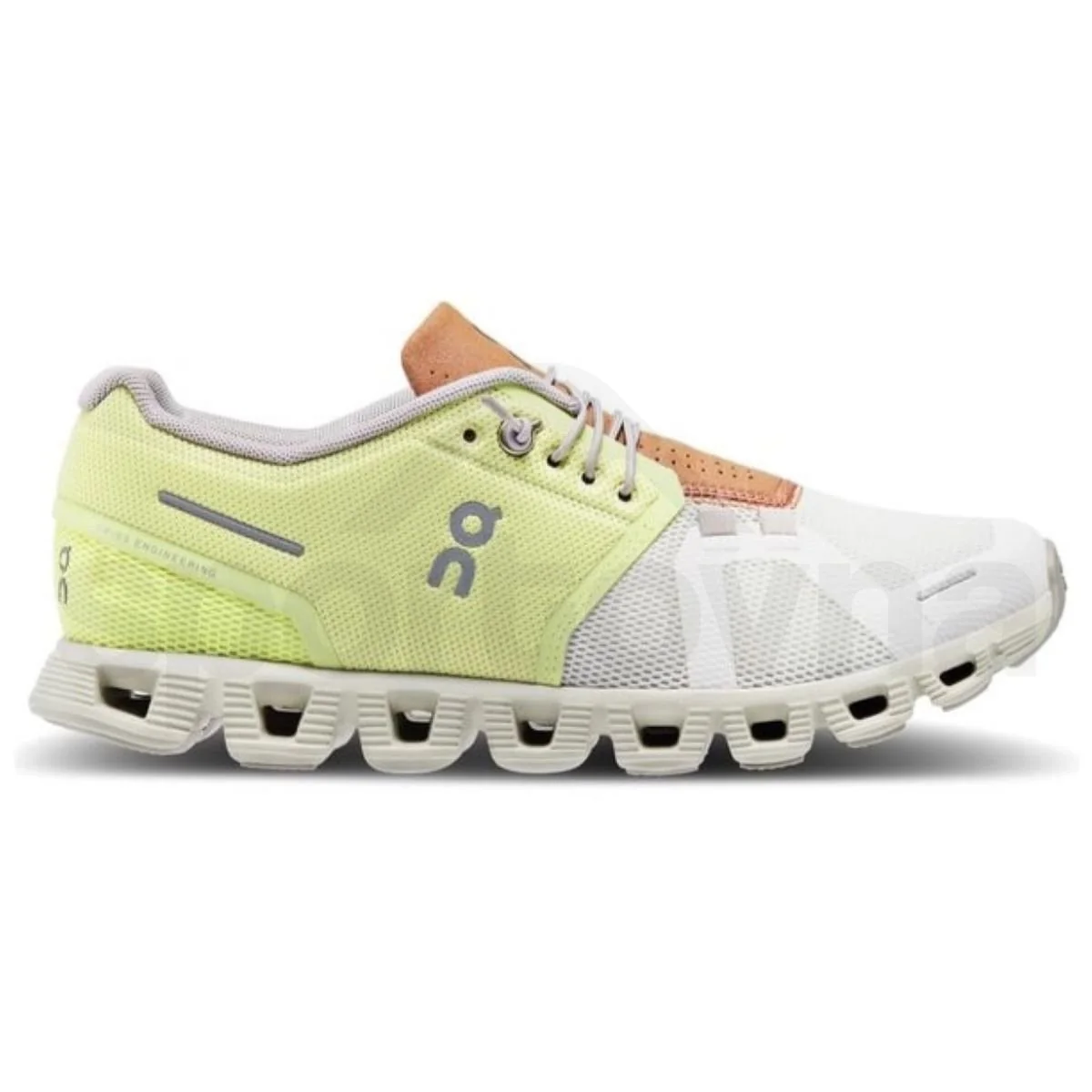 ON Cloud 5 W yellow/white/brown shoes - Image 2
