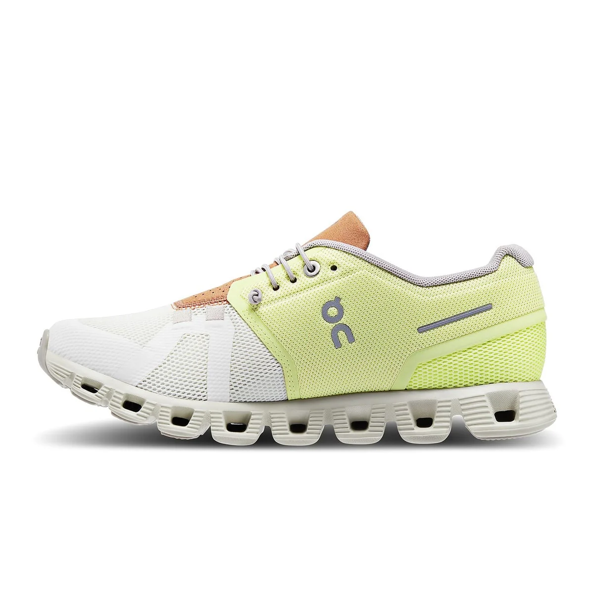 ON Cloud 5 W yellow/white/brown shoes - Image 6