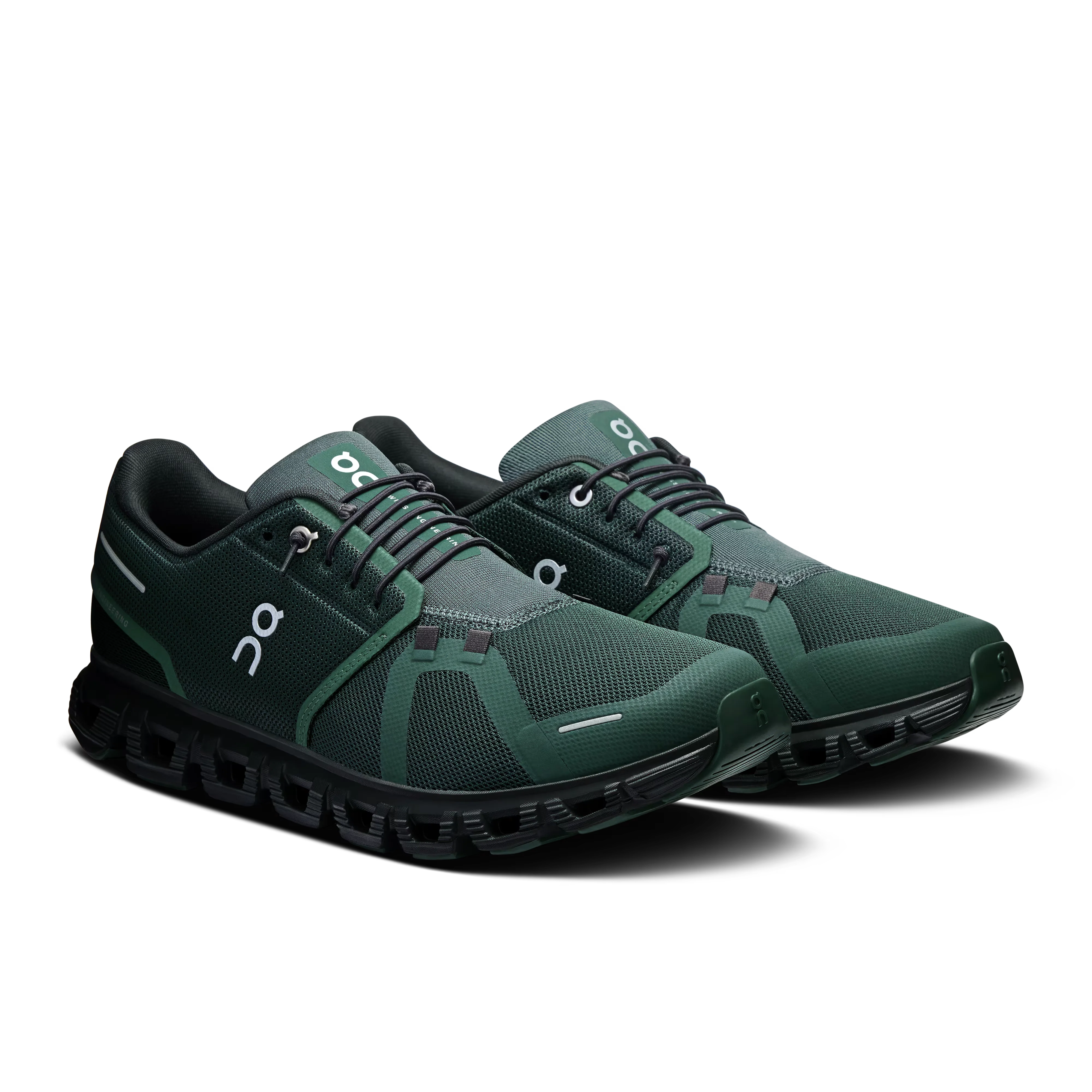 ON Cloud 6 light dark green/black shoes