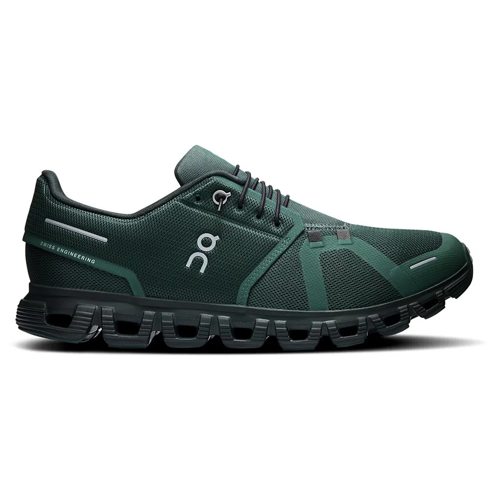 ON Cloud 6 light dark green/black shoes - Image 2