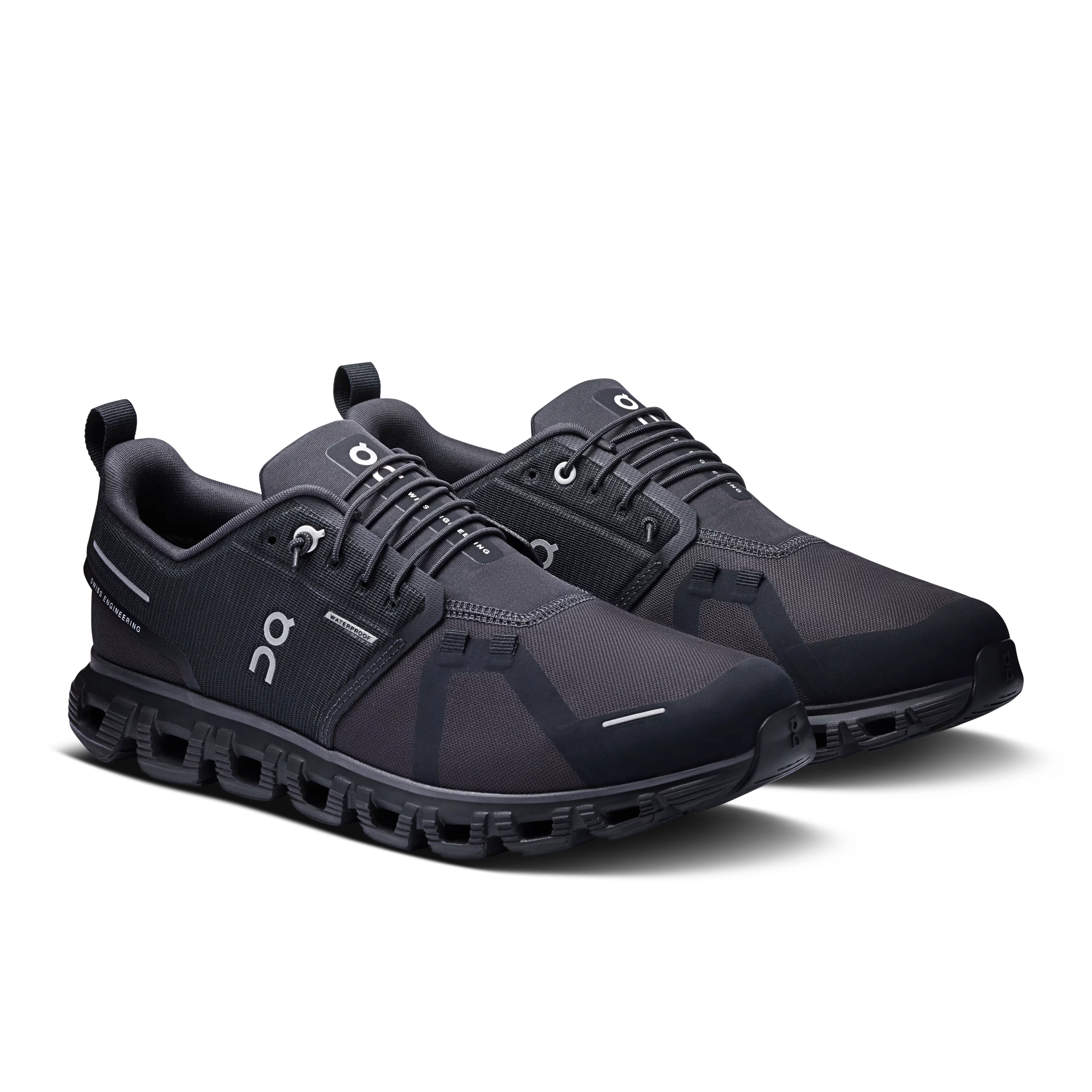 ON Cloud 6 WP black/black shoes