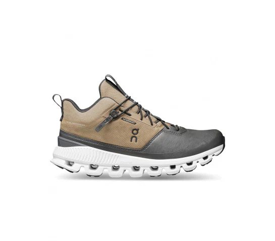 ON Cloud Hi Waterproof W brown/grey shoes - Image 2