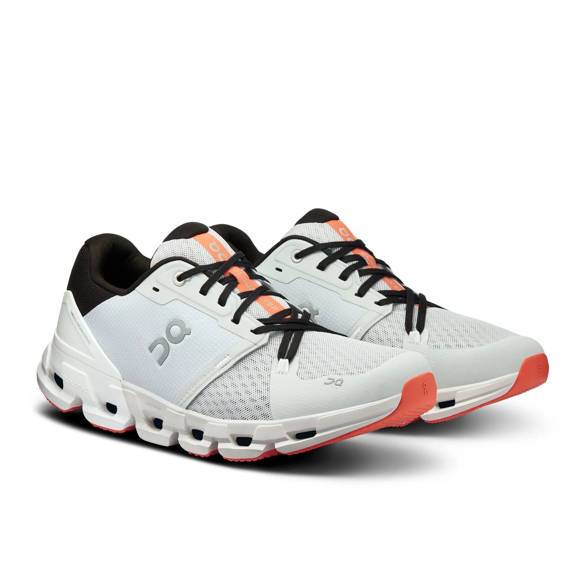 ON Cloudflyer 4 light grey/white shoes