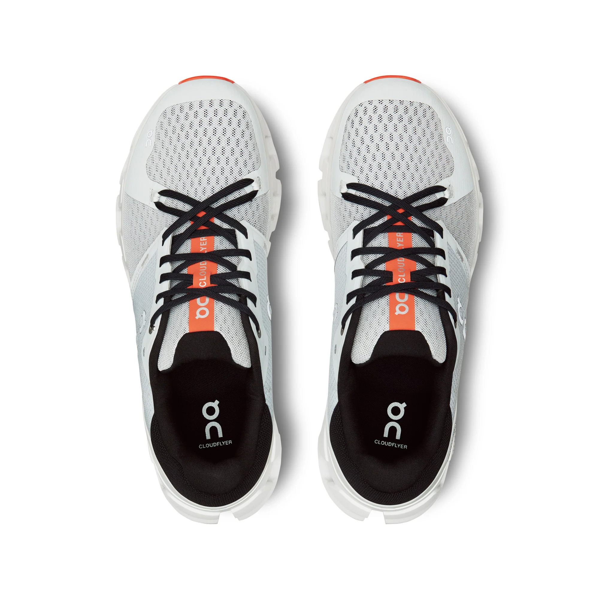 ON Cloudflyer 4 light grey/white shoes - Image 5