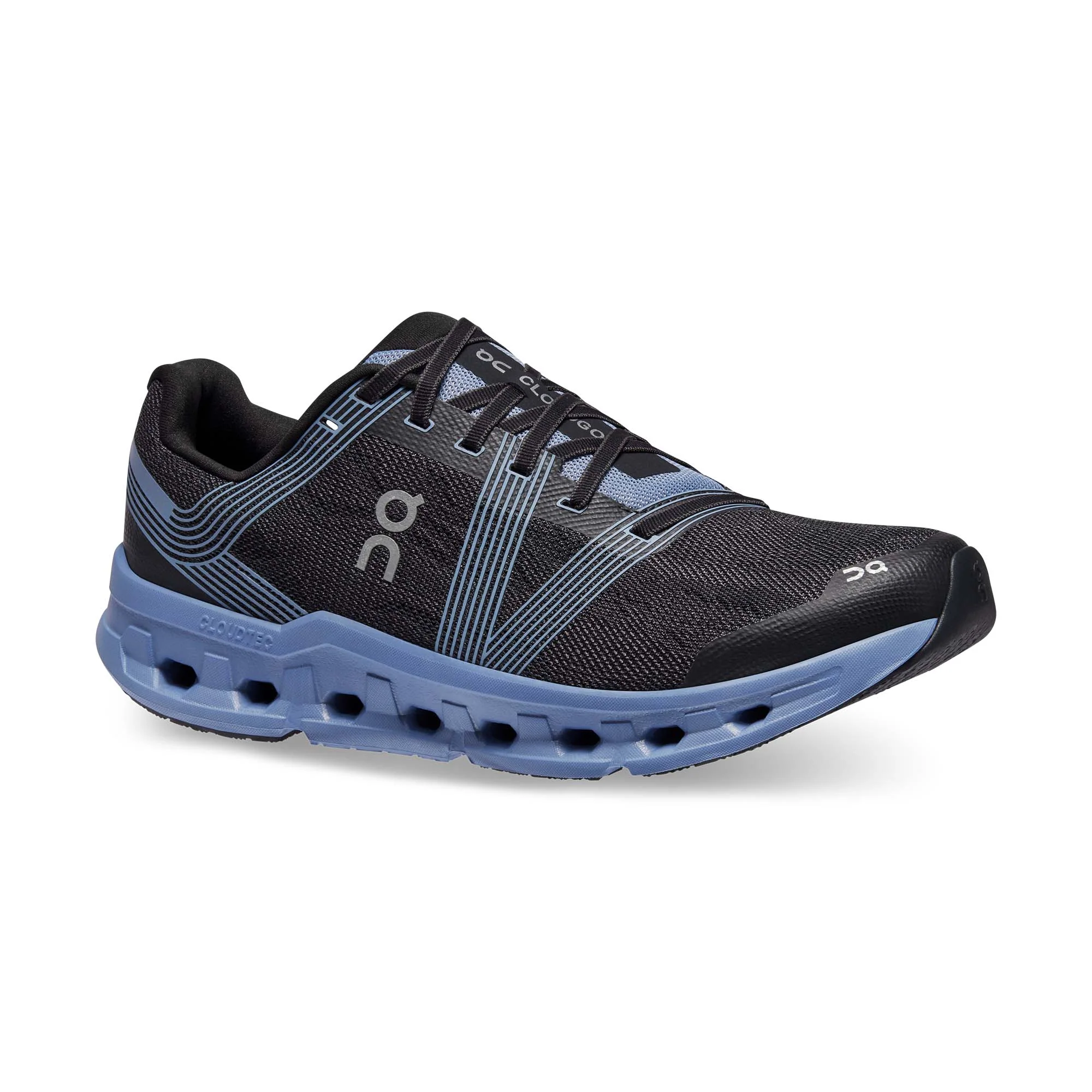 ON Cloudgo black/blue shoes
