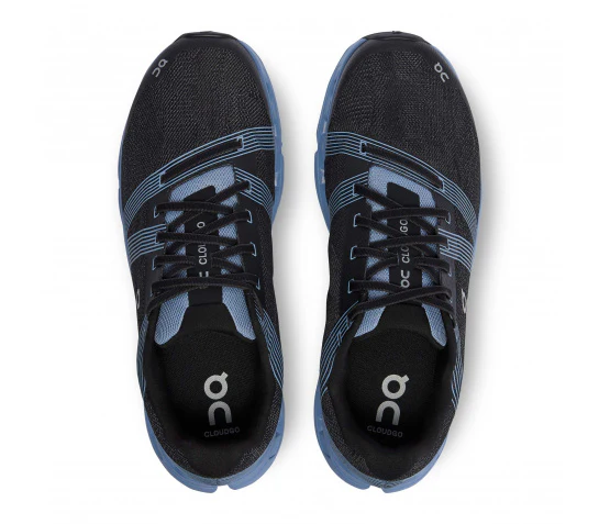 ON Cloudgo black/blue shoes - Image 5