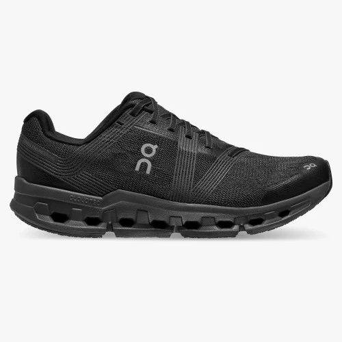 ON Cloudgo black/dark grey shoes - Image 2