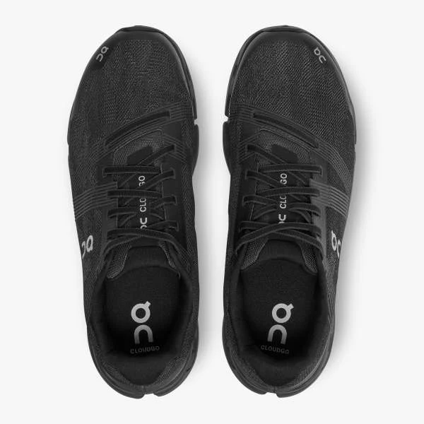 ON Cloudgo black/dark grey shoes - Image 3