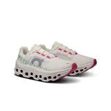ON Cloudmonster W white/green/pink shoes