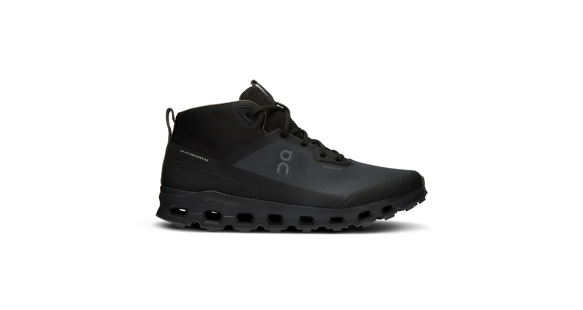 ON Cloudroam Waterproof dark grey/black shoes - Image 2