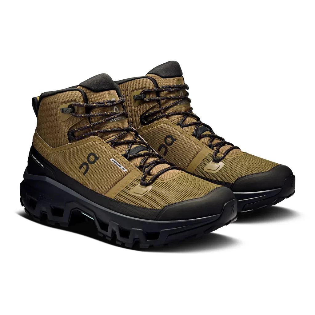 ON Cloudrock Mid WP hunter/black shoes