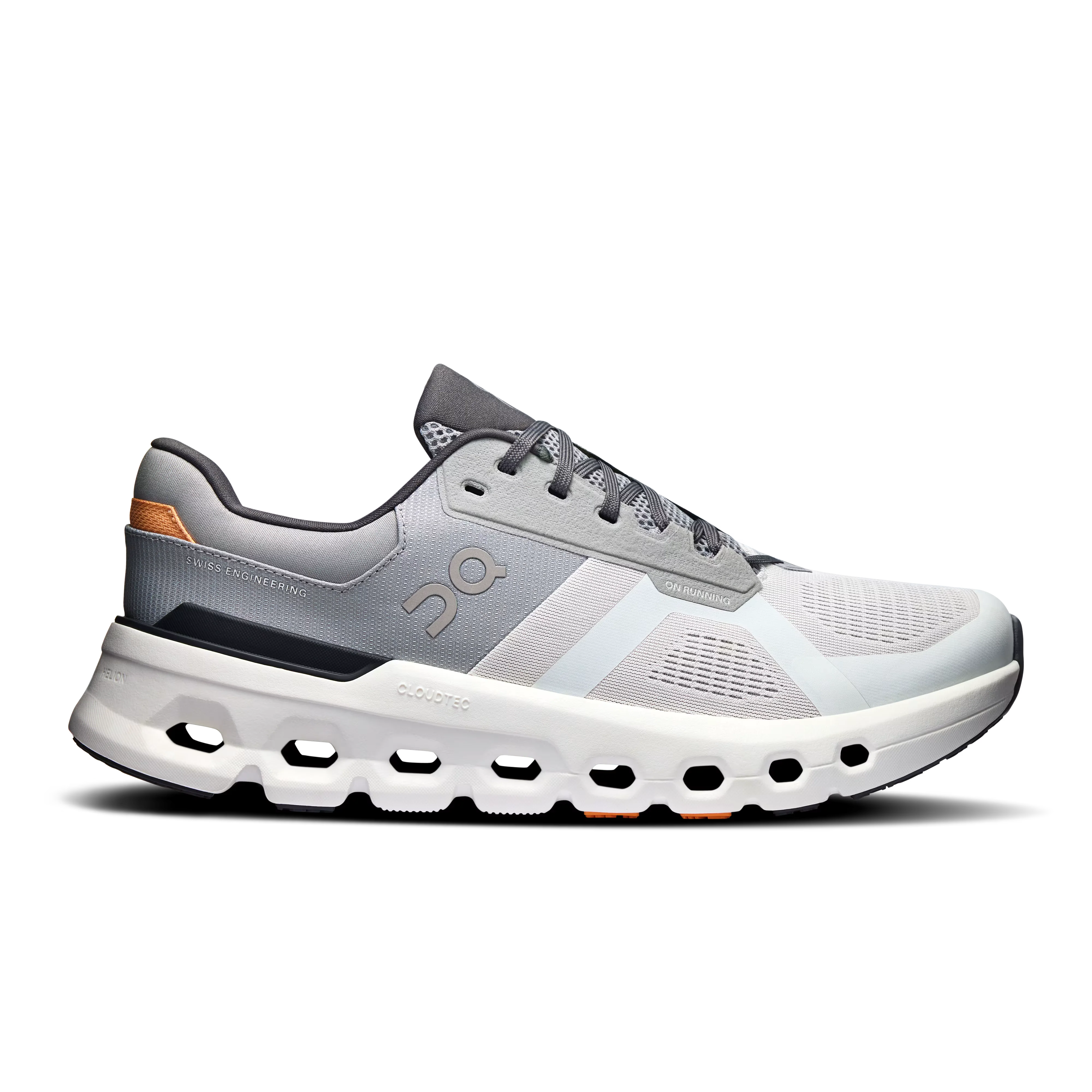 ON Cloudrunner 2 Wide grey/white/orange shoes - Image 2