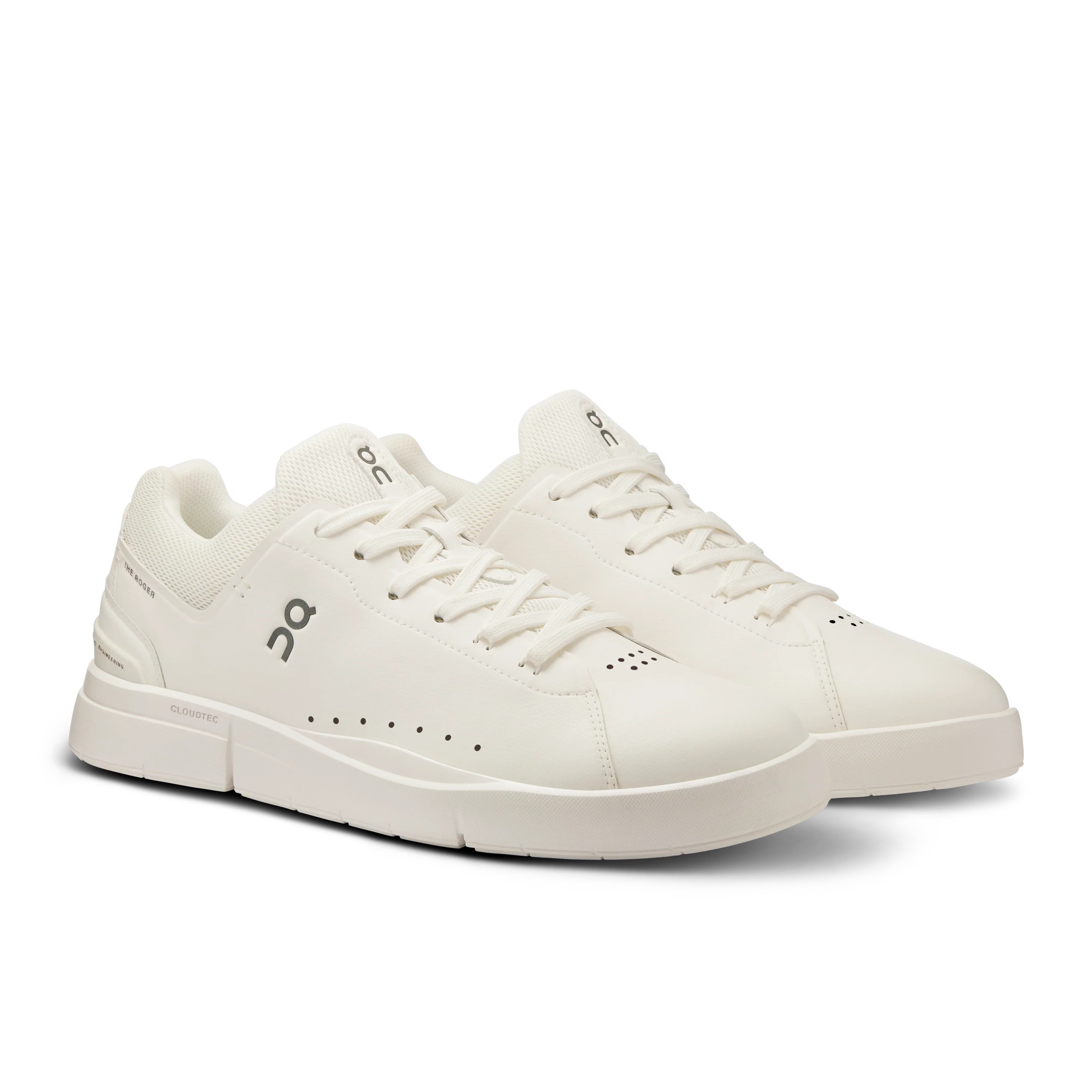 ON The Roger Spin white/black shoes