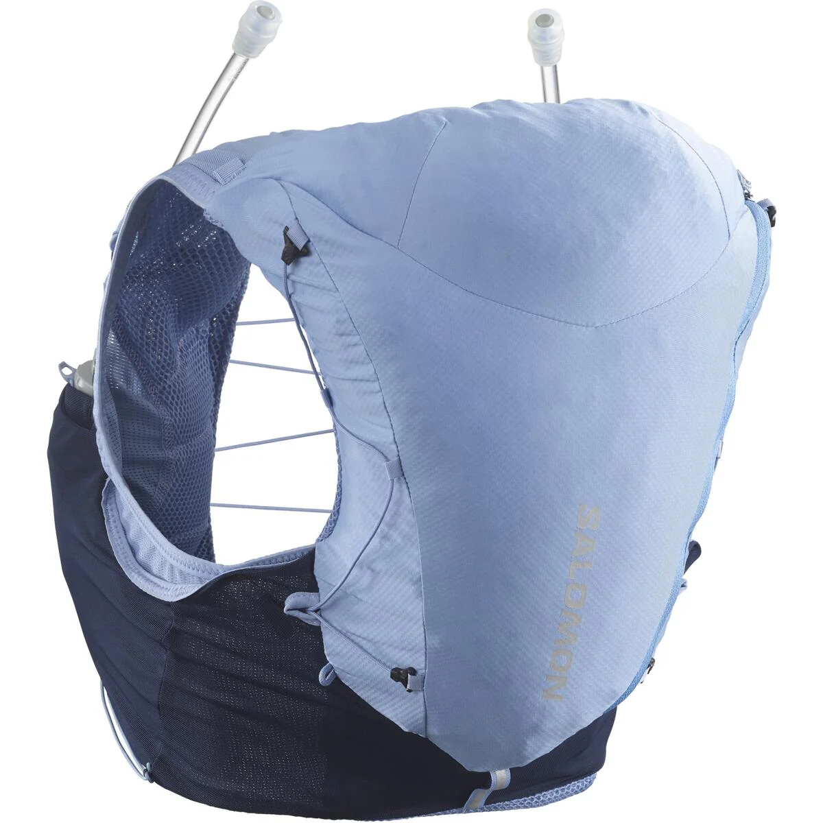 SALOMON Adv Skin 12 W Set light blue/black vest with hydrants