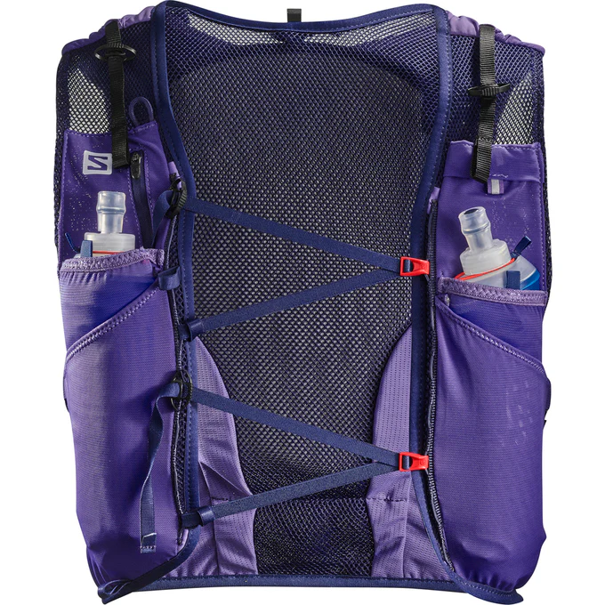 SALOMON Adv Skin 12 Set purple vest with hydrants