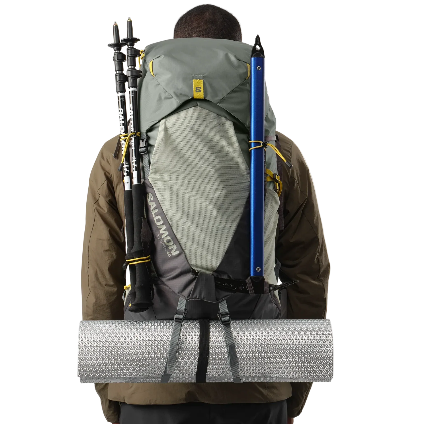 SALOMON Aerotrek 40 sedona sage/seagrass/cress green backpack - Image 2