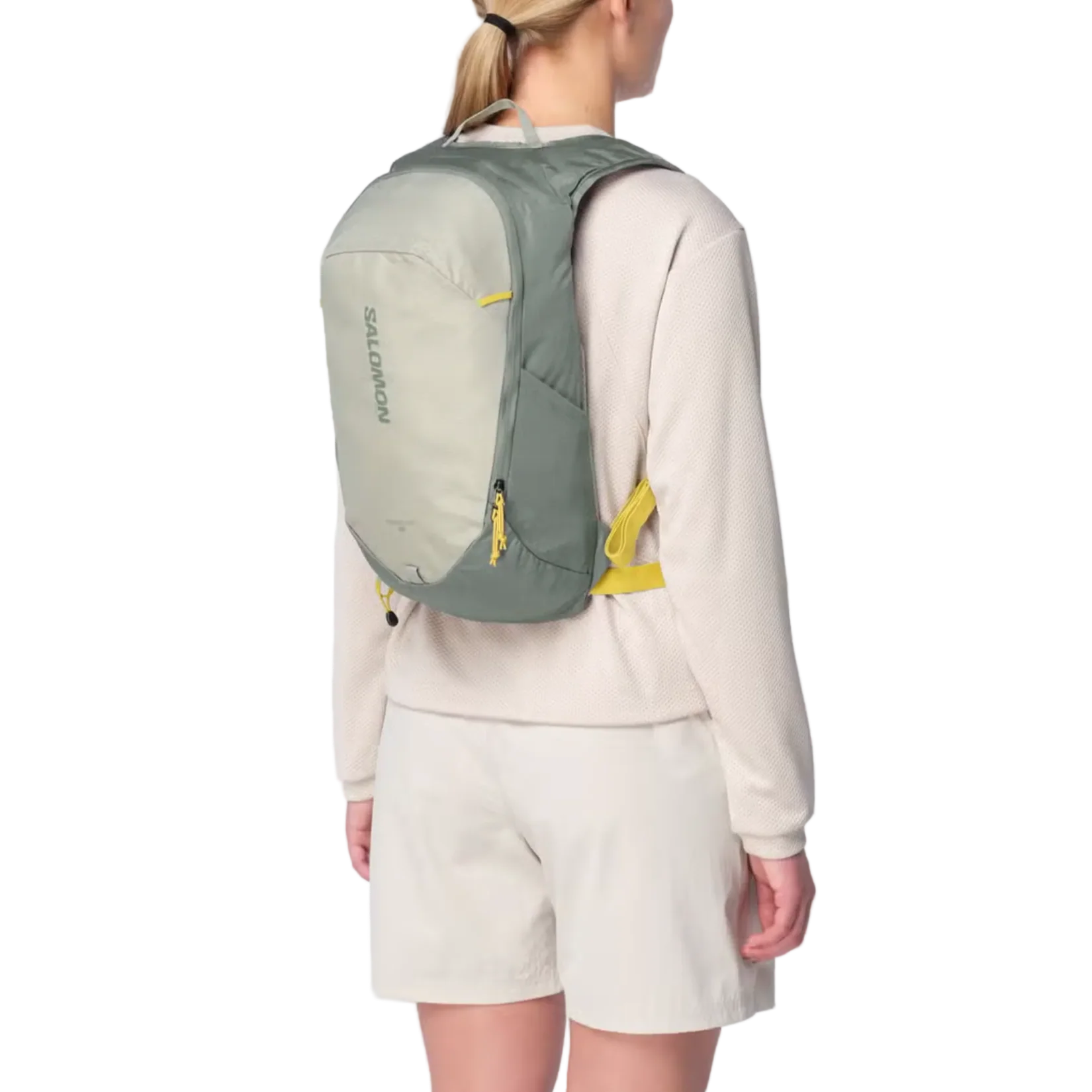 SALOMON Trailblazer 10 sedona sage/seagrass/cress green backpack - Image 2