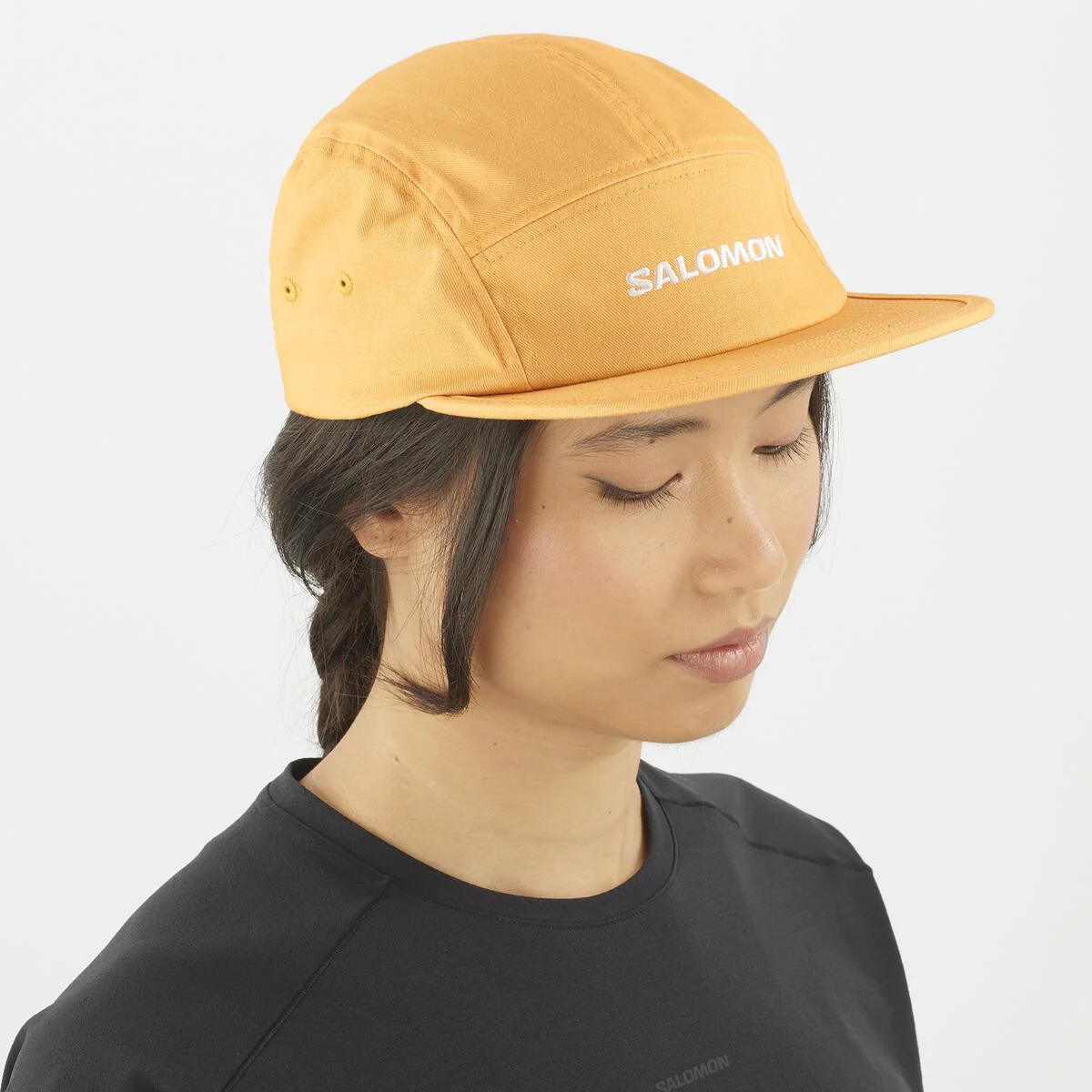 SALOMON 5 Panel Cap yellow hat - Image 2