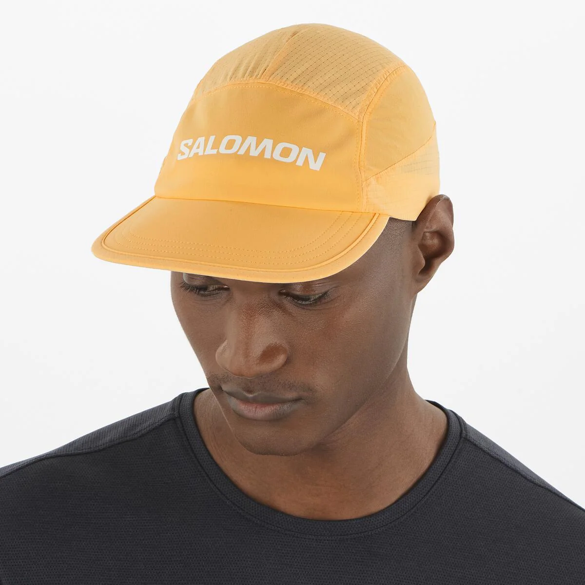 SALOMON Sense Aero Cap yellow hat - Image 2