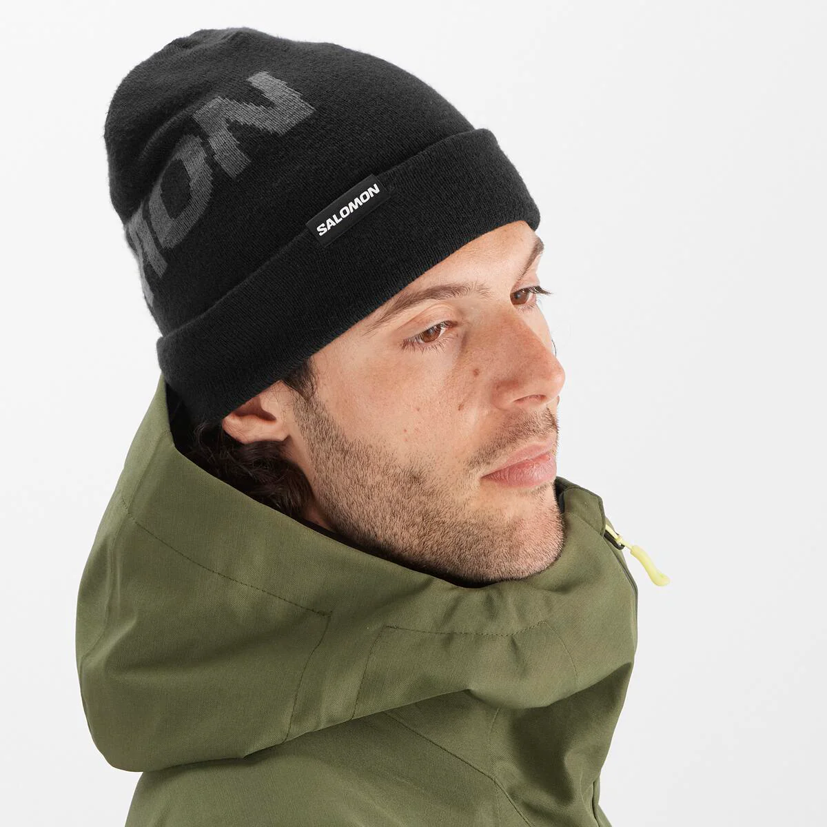 SALOMON hat Hermitage Beanie deep black - Image 3