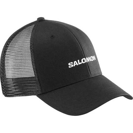 SALOMON Trucker black cap