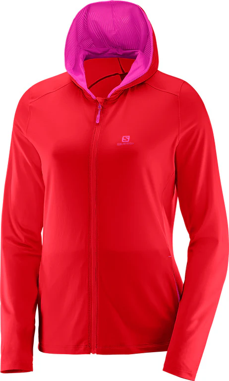SALOMON Comet Hoodie W red/violet hoodie