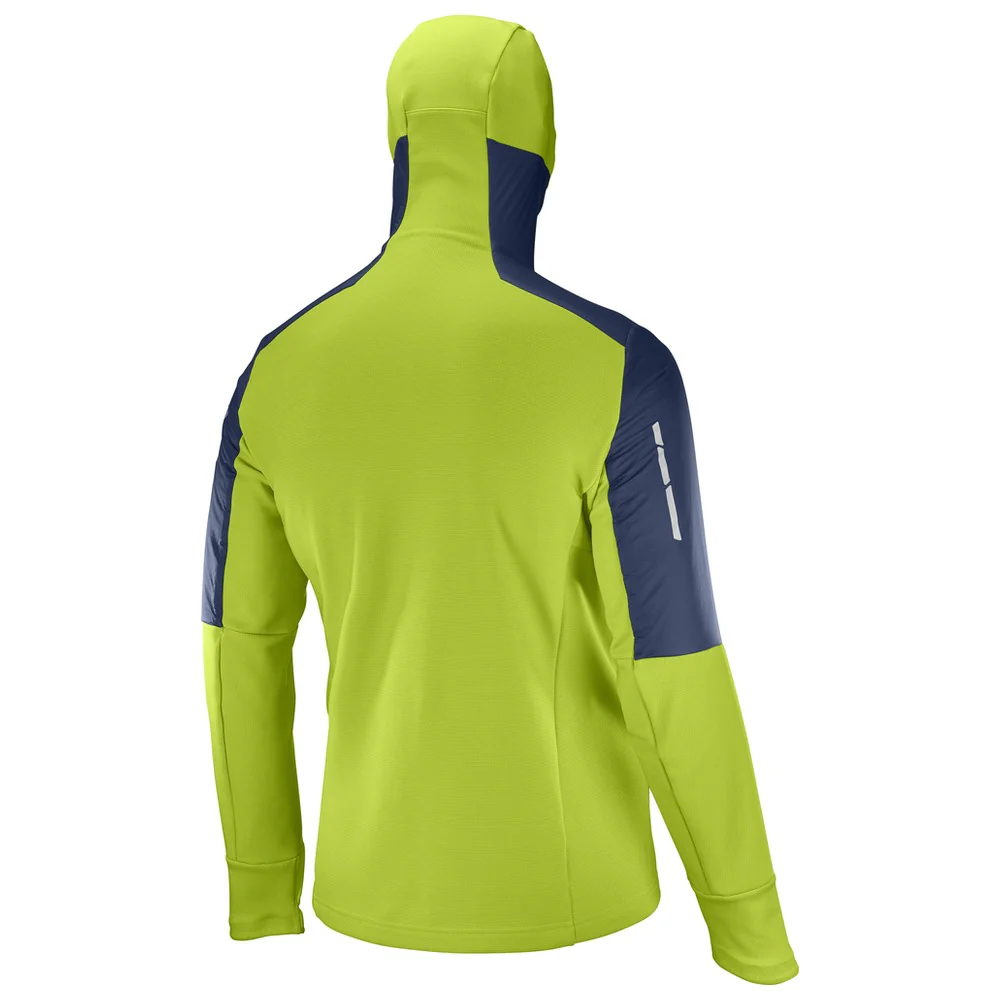 SALOMON Drifter Air Mid Hoodie green/blue jacket - Image 3