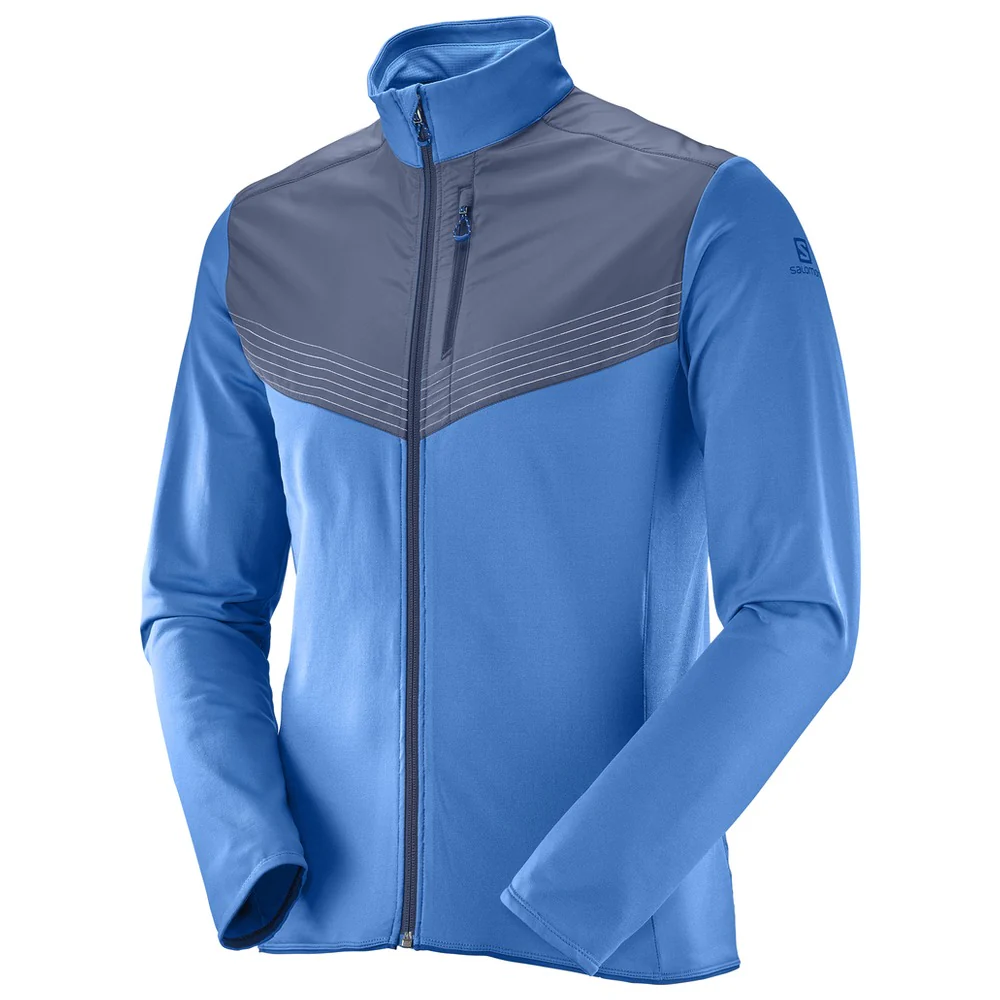 SALOMON Pulse Mid Aero blue jacket