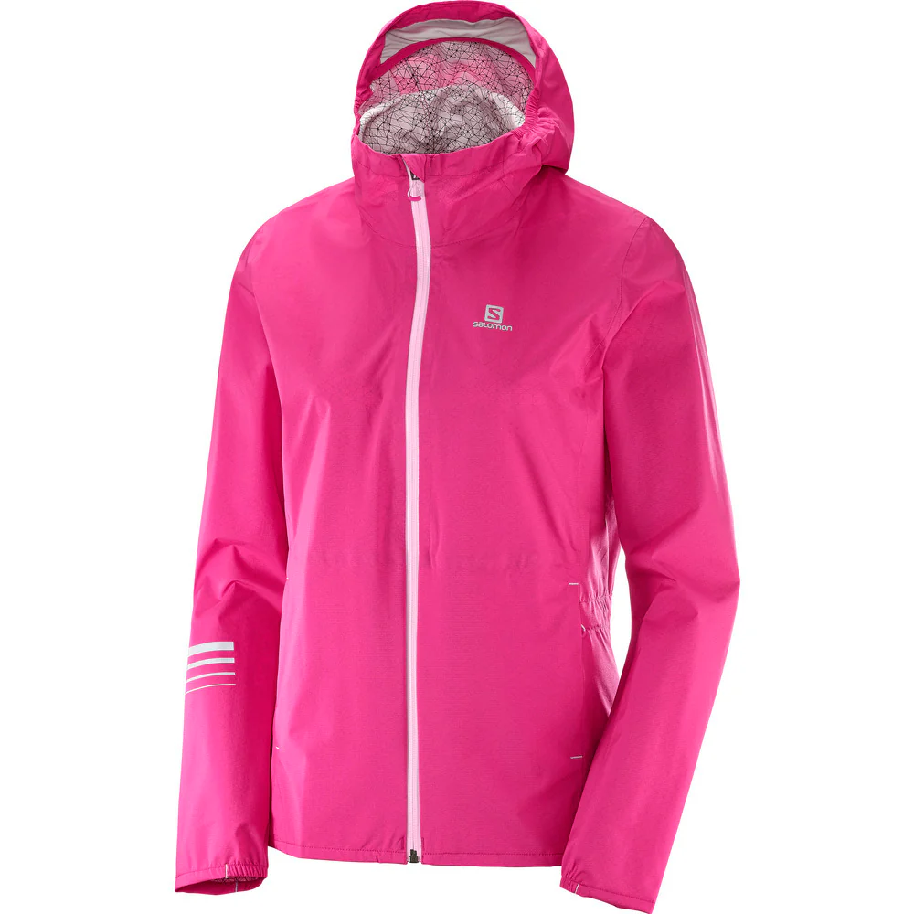 SALOMON Lightning WP W pink hoodie