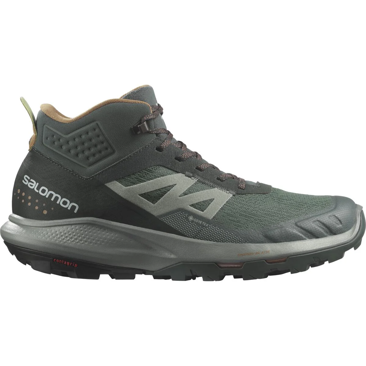 SALOMON Outpulse Mid GTX grey/dark green shoes - Image 2