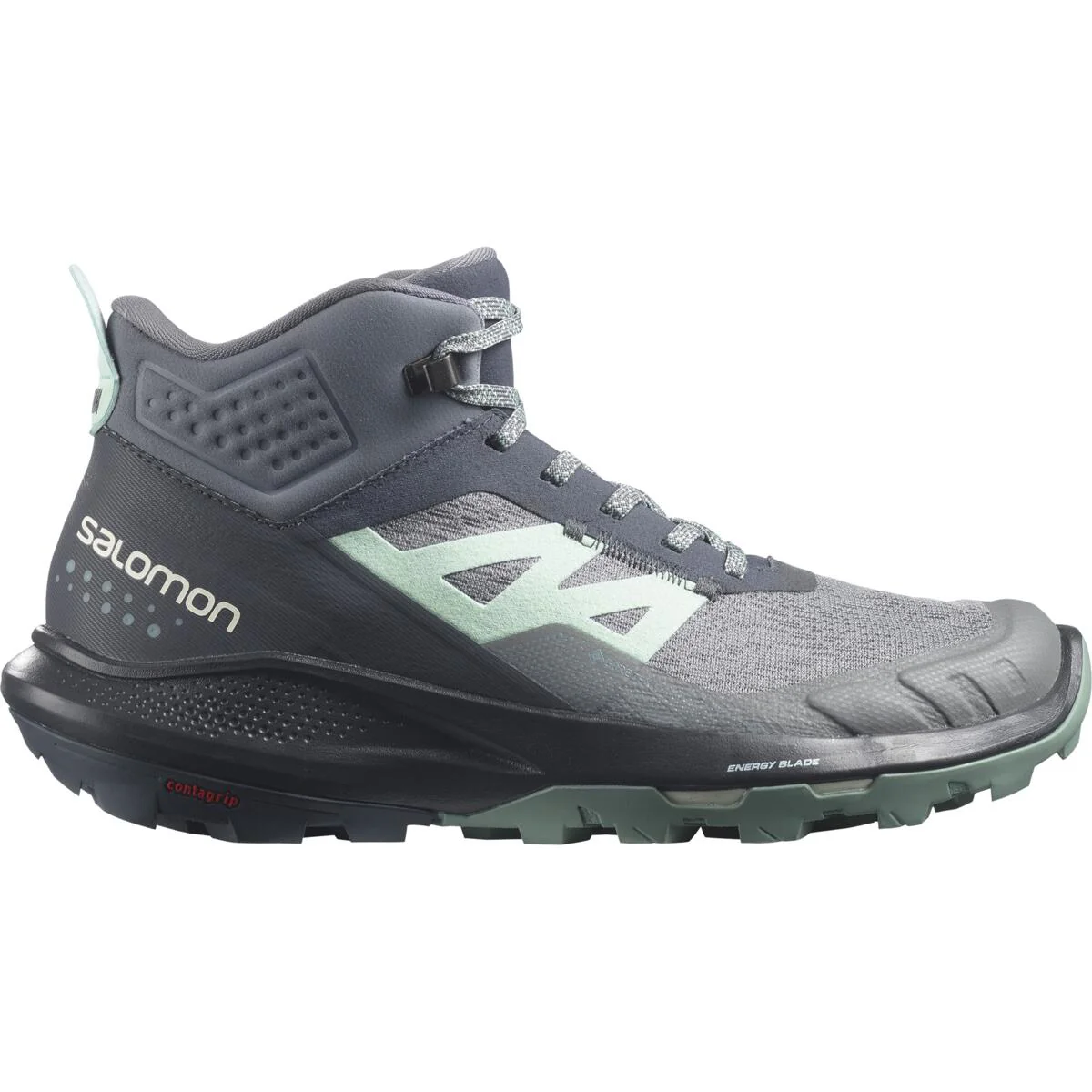 SALOMON Outpulse Mid GTX W grey/light blue/black shoes - Image 2