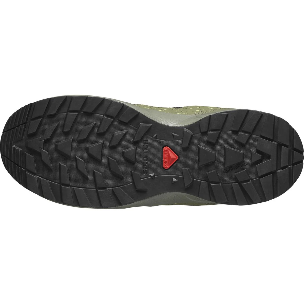SALOMON Outway CSWP J black/dark green shoes - Image 4