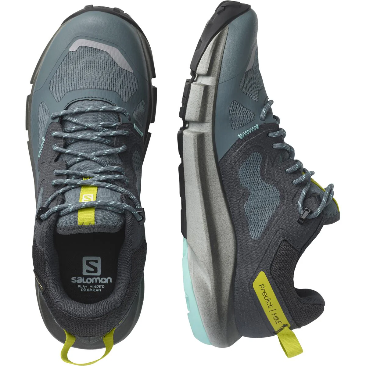 SALOMON Predict Hike GTX W grey/blue shoes - Image 3