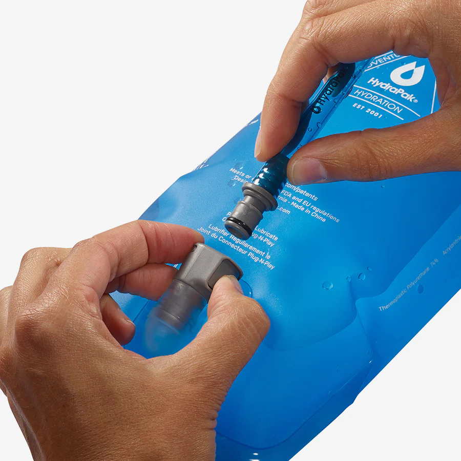 SALOMON Soft Reservoir 1.5L blue reservoir with tube - Image 2