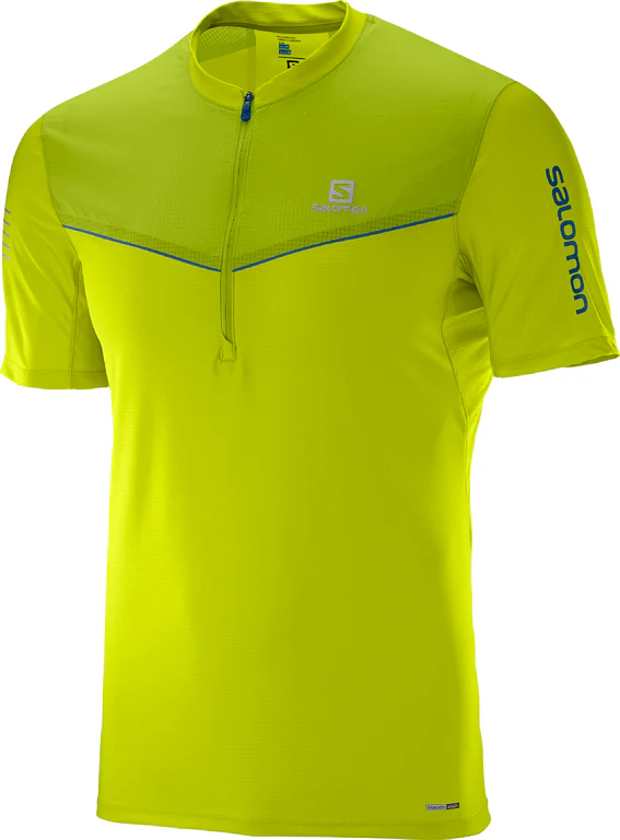 SALOMON SS Fast Wing HZ Tee green shirt