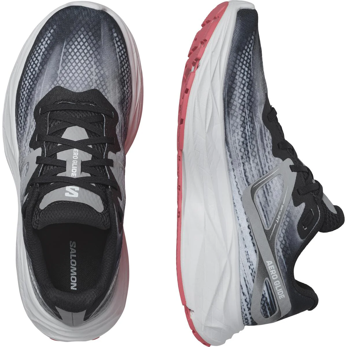 SALOMON Aero Glide W black/grey/pink shoes - Image 3