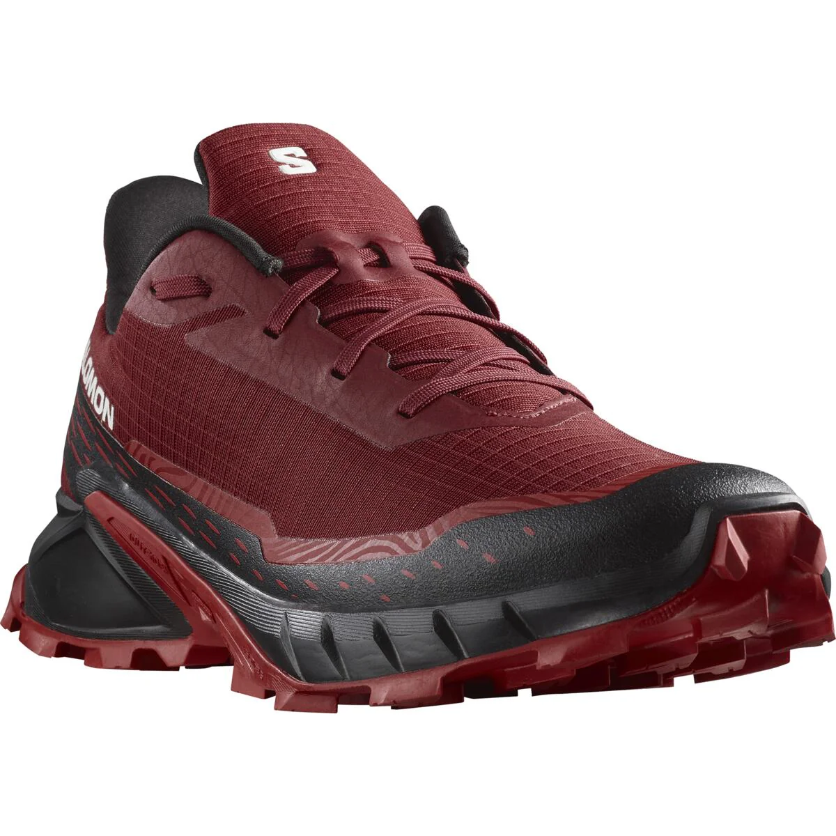 SALOMON Alphacross 5 red dhalia/black/high risk red shoes