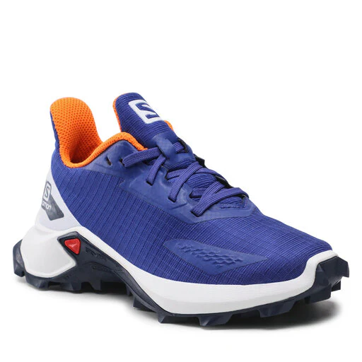 SALOMON Alphacross Blast J blue/white/orange shoes