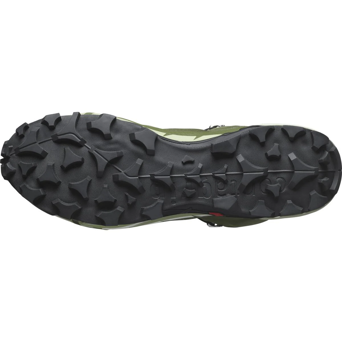 SALOMON Cross Hike Mid GTX 2 camo green/grey shoes - Image 4