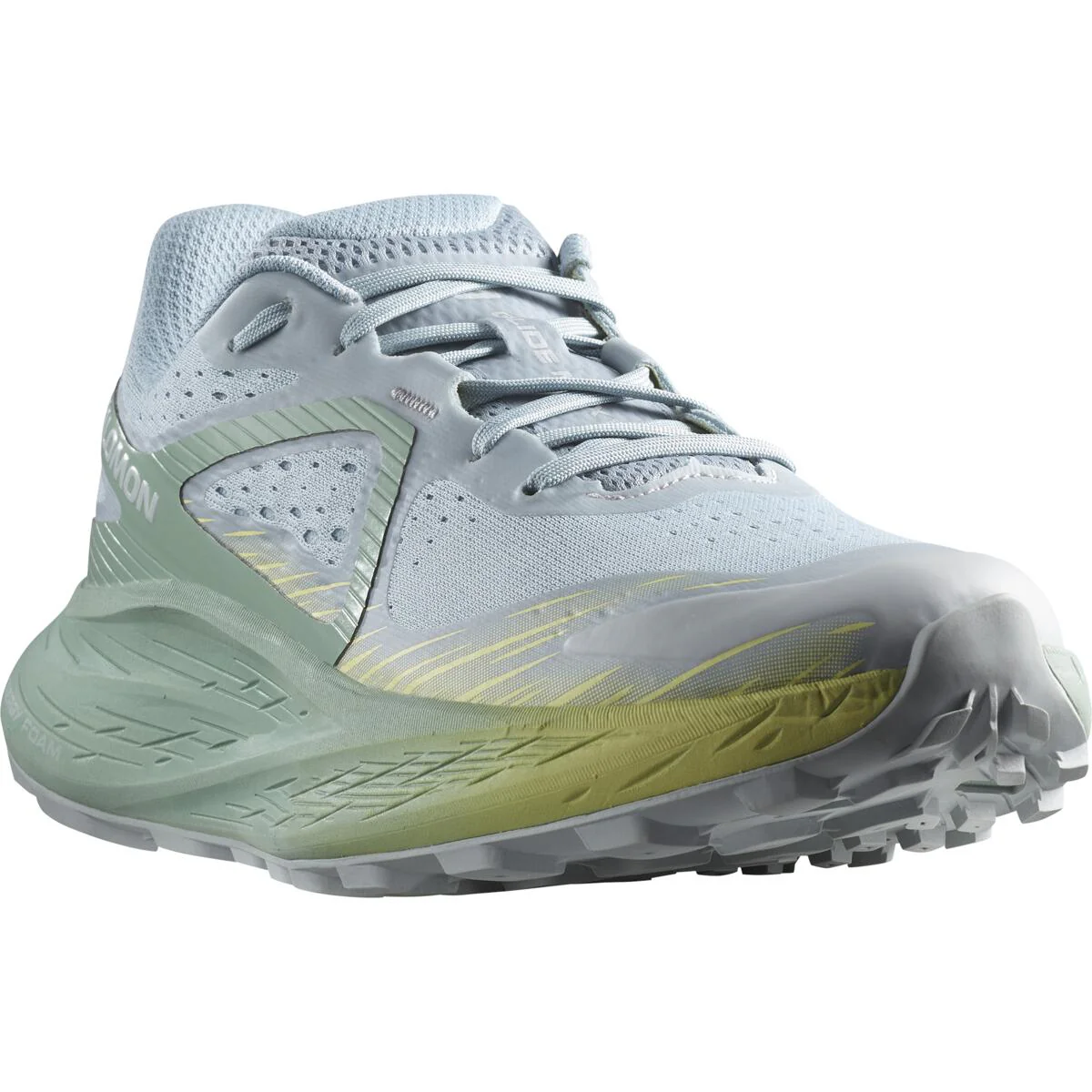 SALOMON Glide Max TR W light blue/yellow/green shoes
